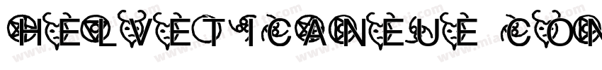 HELVETICANEUE CONDENDEDBOLD字体转换